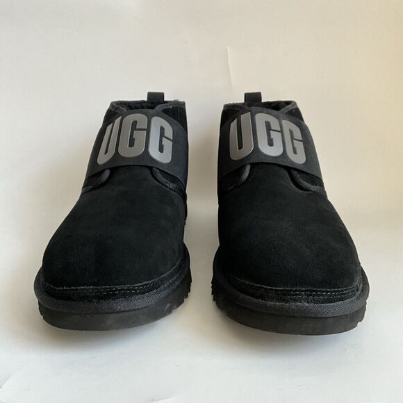 Wool Blend Suede Neumel II UGG Boots Men Lined Pull-on Black 13 main image 11